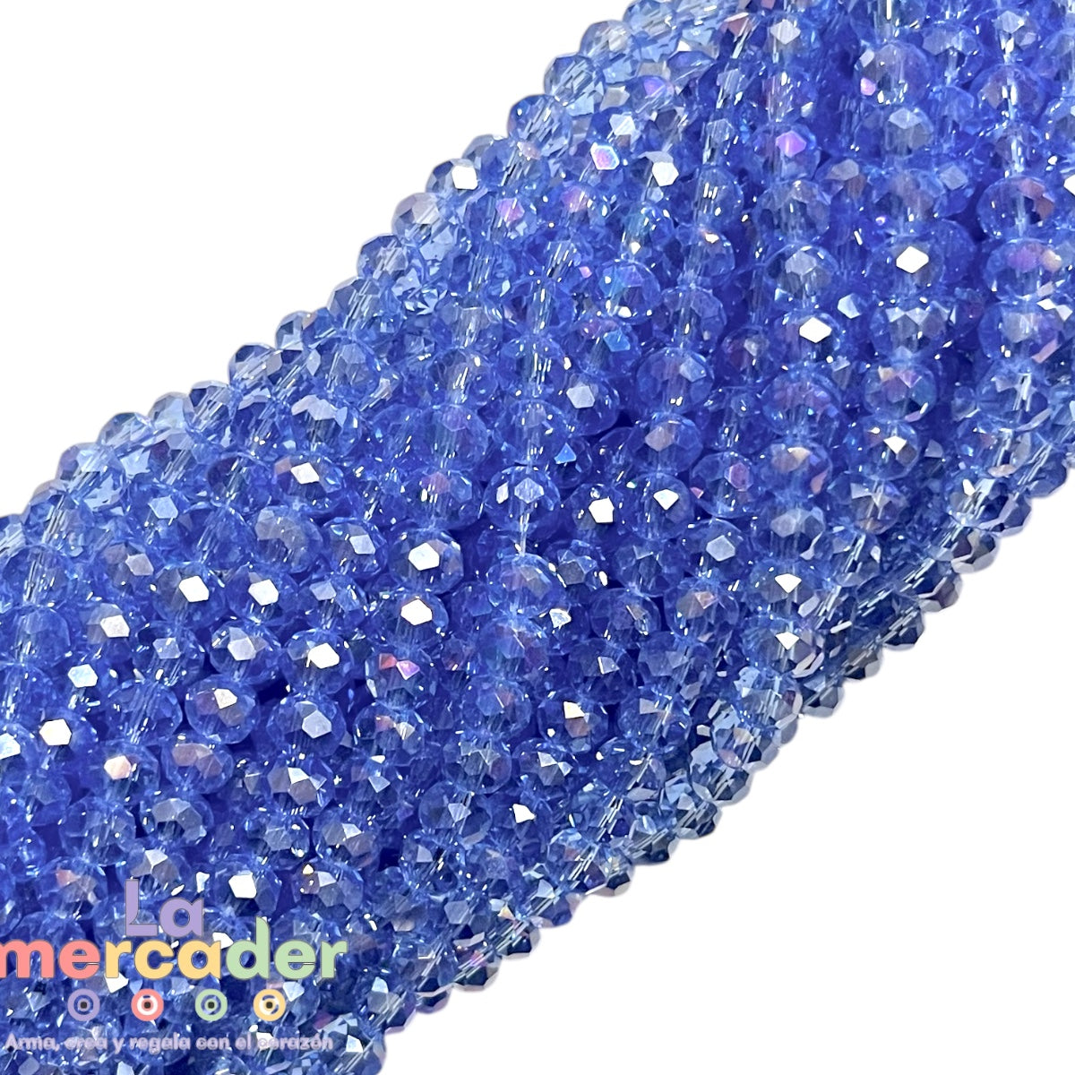 1 Tira Cristal Checo Facetado #6, Joyería, Tira 80 A 85 Pz