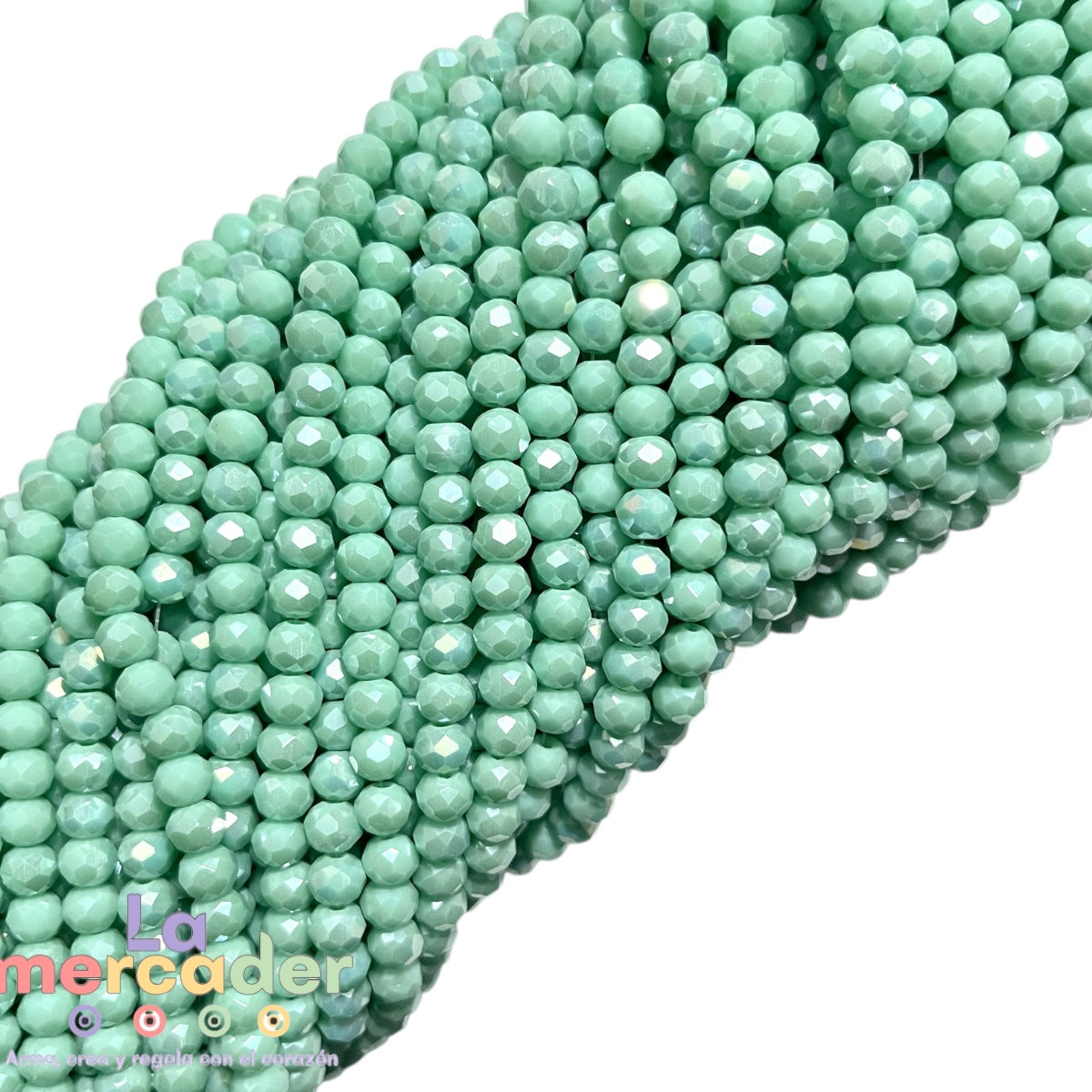 1 Tira Cristal Checo Facetado #6, Joyería, Tira 80 A 85 Pz