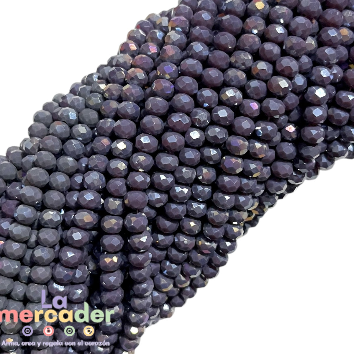 1 Tira Cristal Checo Facetado #6, Joyería, Tira 80 A 85 Pz