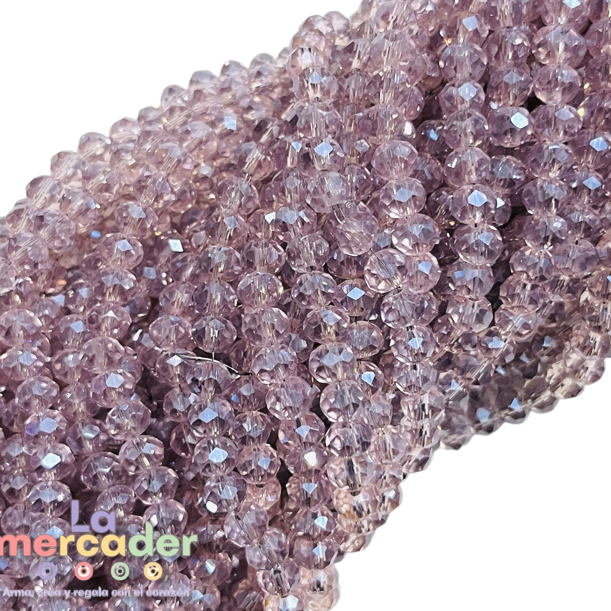 1 Tira Cristal Checo Facetado #6, Joyería, Tira 80 A 85 Pz