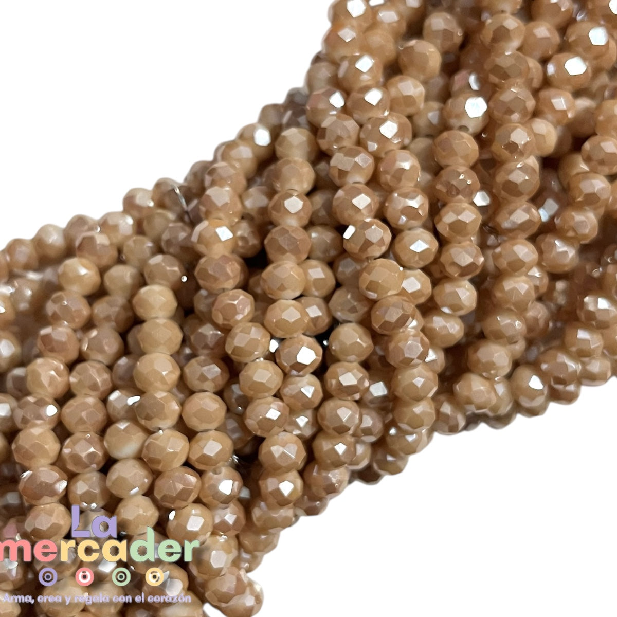 1 Tira Cristal Checo Facetado #6, Joyería, Tira 80 A 85 Pz