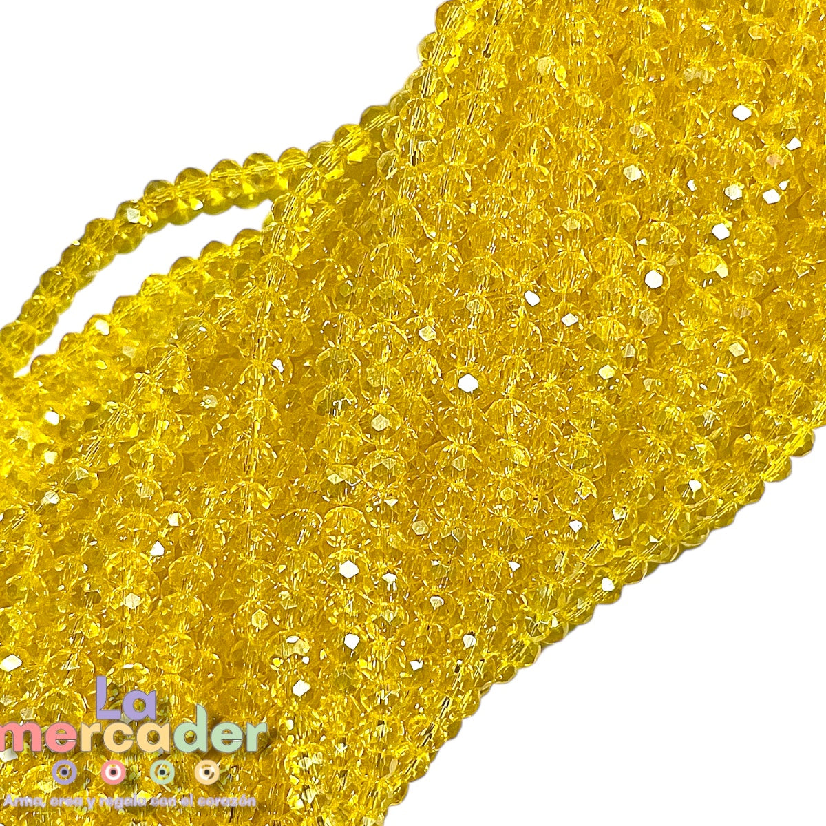 1 Tira De Cristal Checo #4, Cortado Facetado Para Joyería