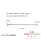 Alfileres de Acero Inoxidable Color Natural 4 cm x 0.6 mm | Paquete 50 pzs para Bisutería