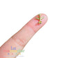 3pz Dije Avión Mini en Chapa de Oro Importada – Charm para Bisutería (1 cm)