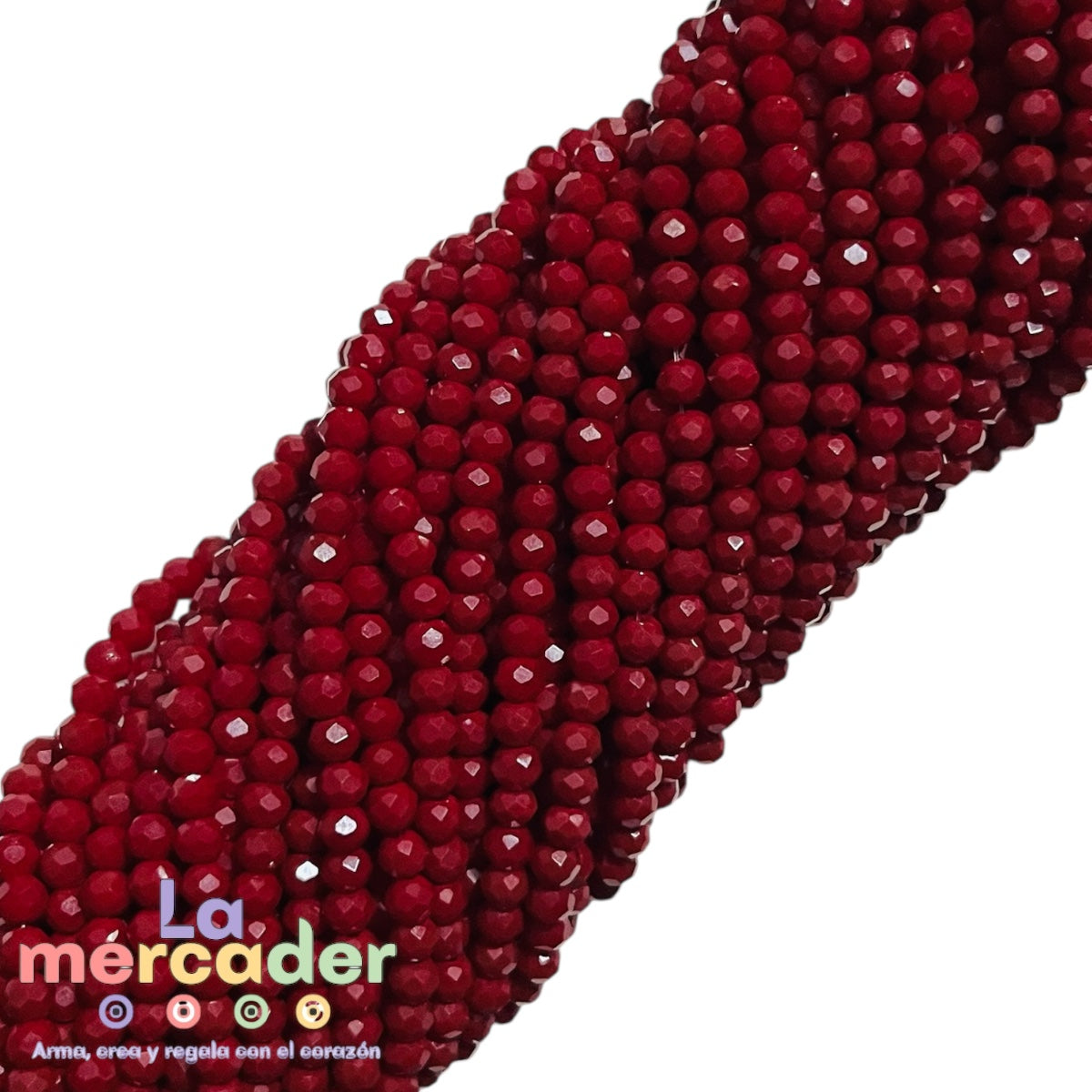 1 Tira De Cristal Checo #4, Cortado Facetado Para Joyería