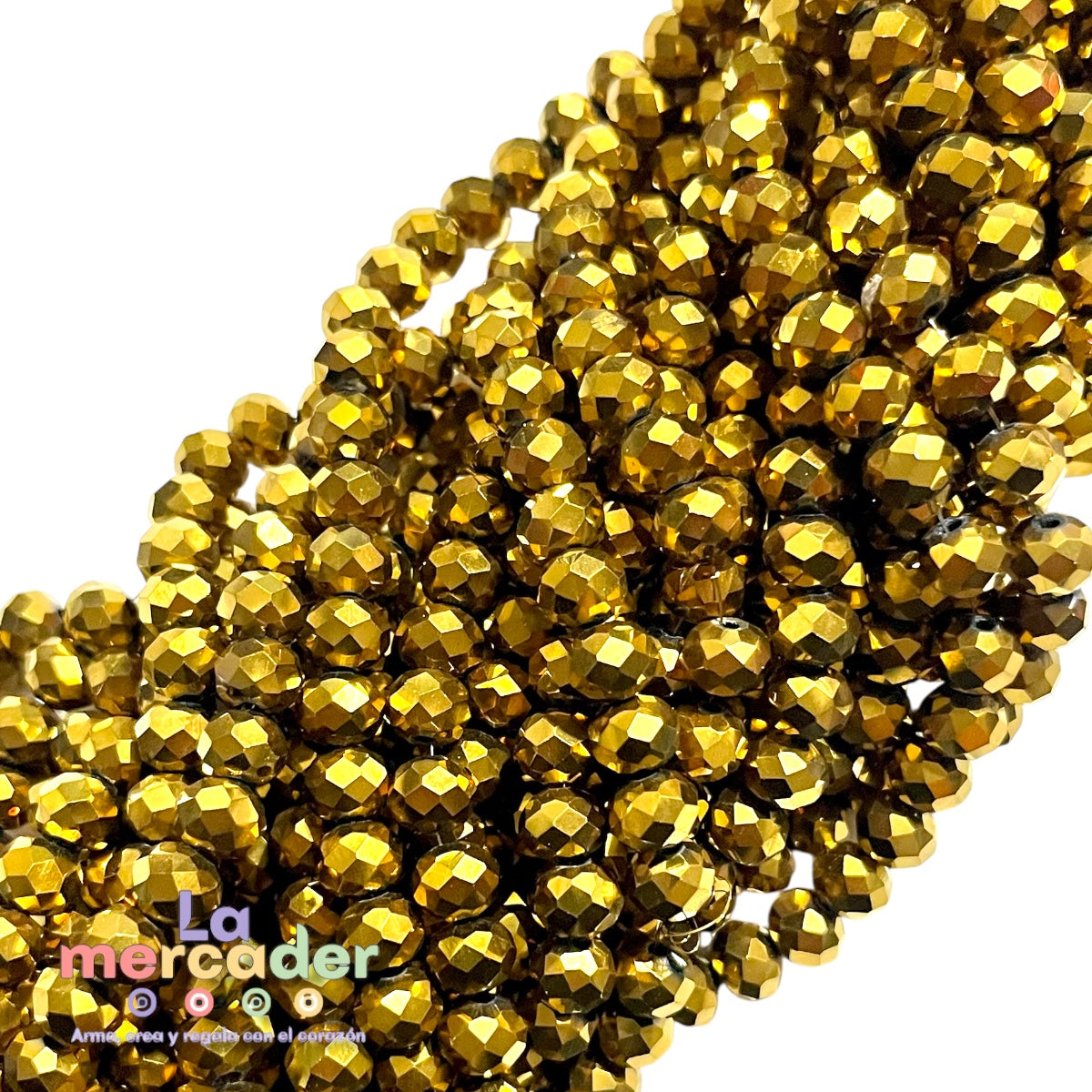 1 Tira Cristal Dona Checo 8mm – Brillo que Inspira ✨