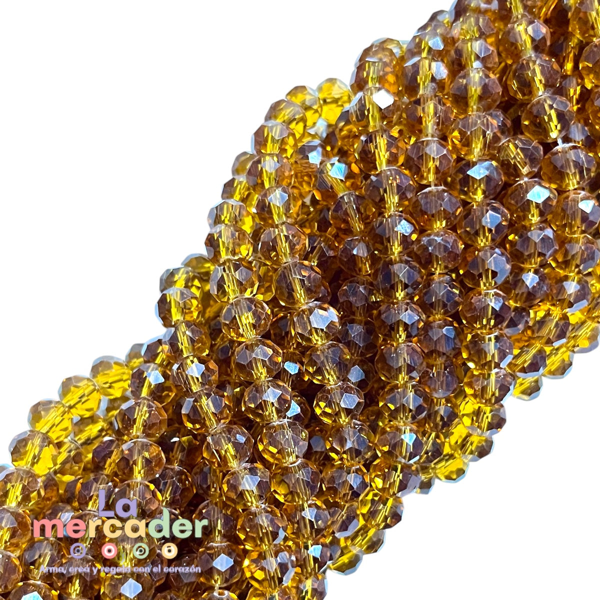 1 Tira Cristal Dona Checo 8mm – Brillo que Inspira ✨