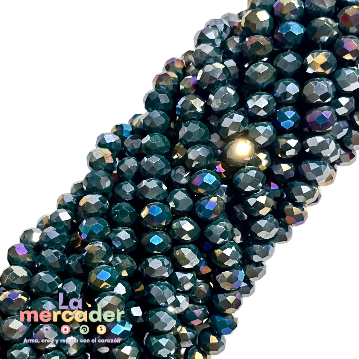 1 Tira Cristal Dona Checo 8mm – Brillo que Inspira ✨