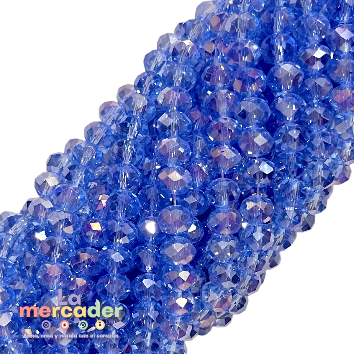 1 Tira Cristal Dona Checo 8mm – Brillo que Inspira ✨