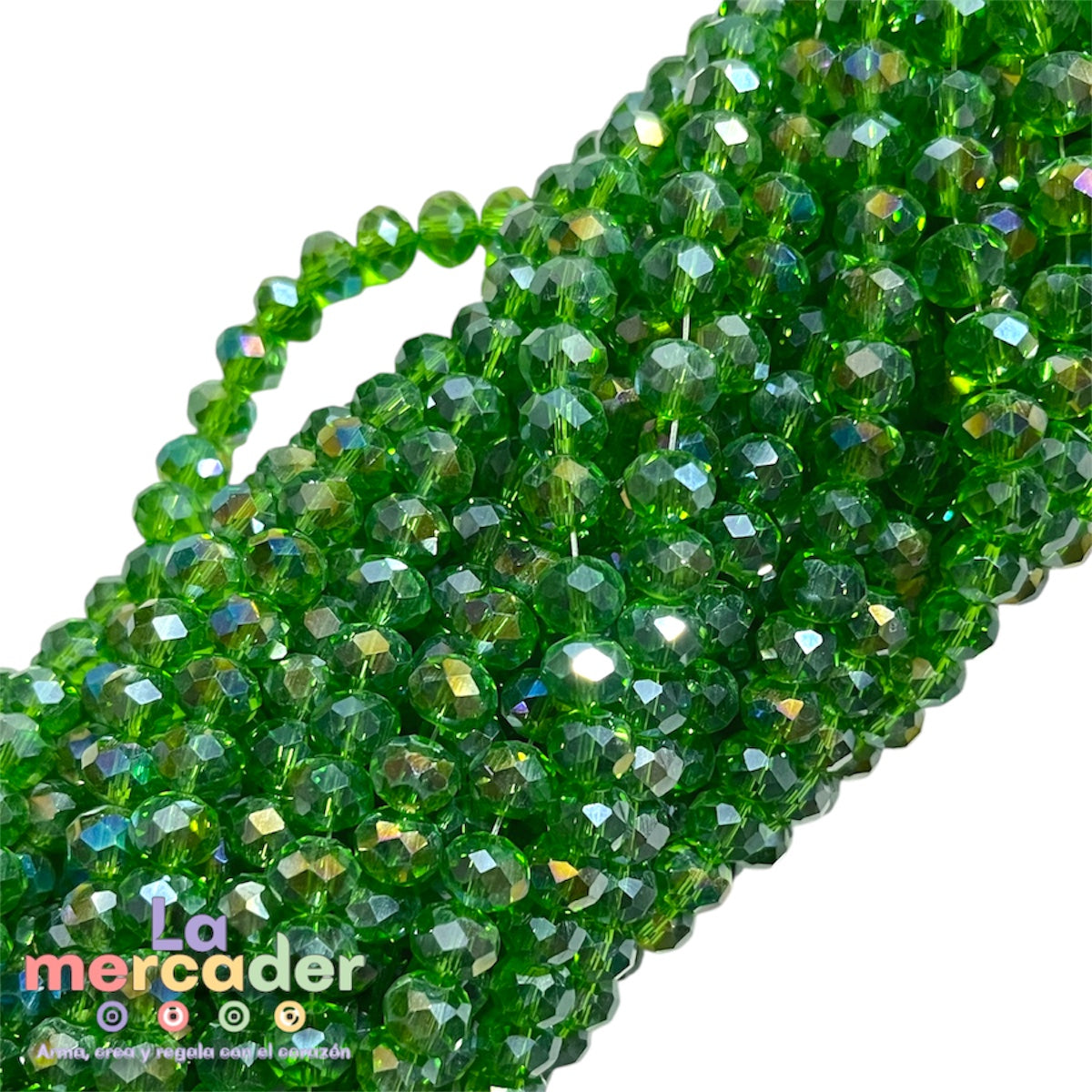 1 Tira Cristal Dona Checo 8mm – Brillo que Inspira ✨