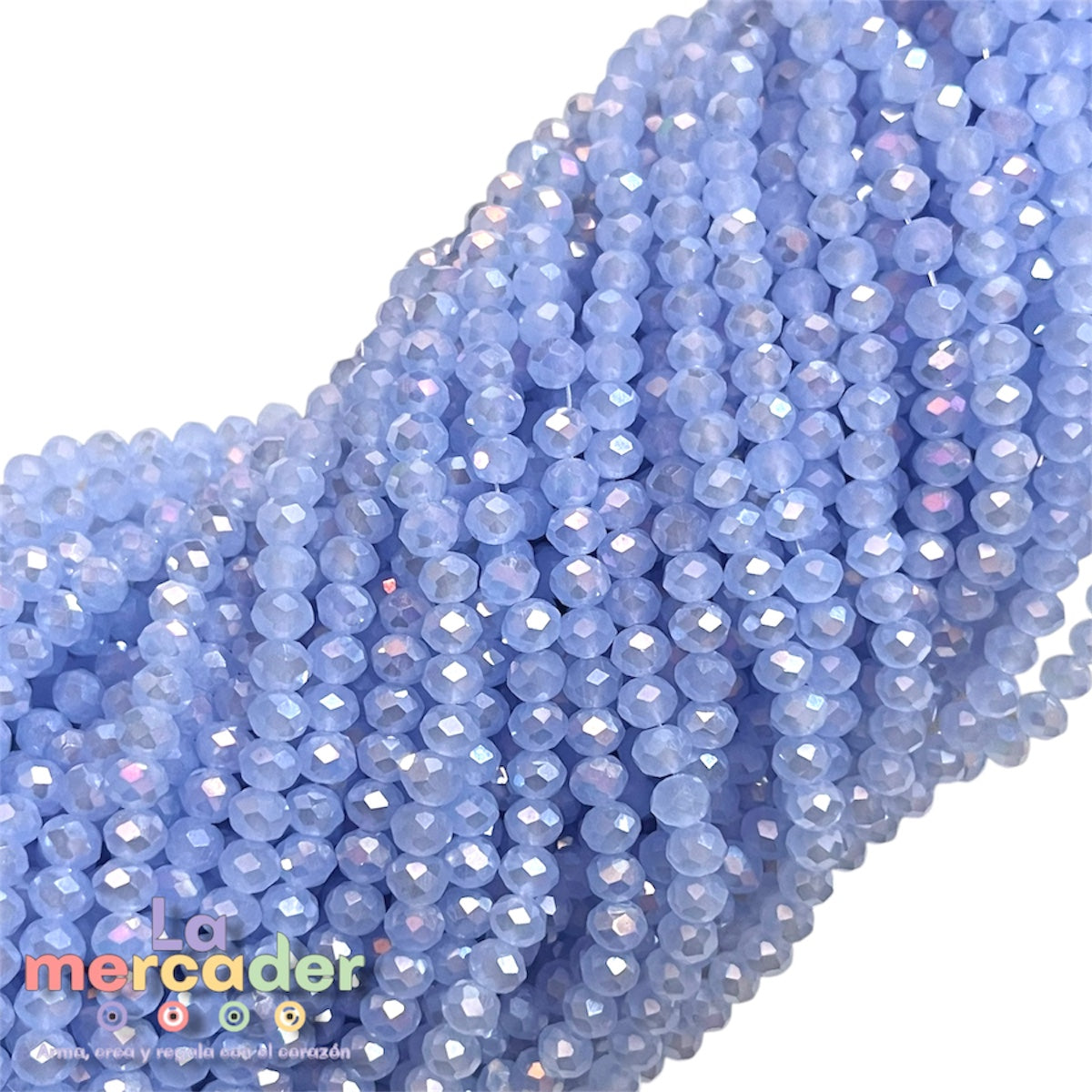 1 Tira Cristal Checo Facetado #6, Joyería, Tira 80 A 85 Pz