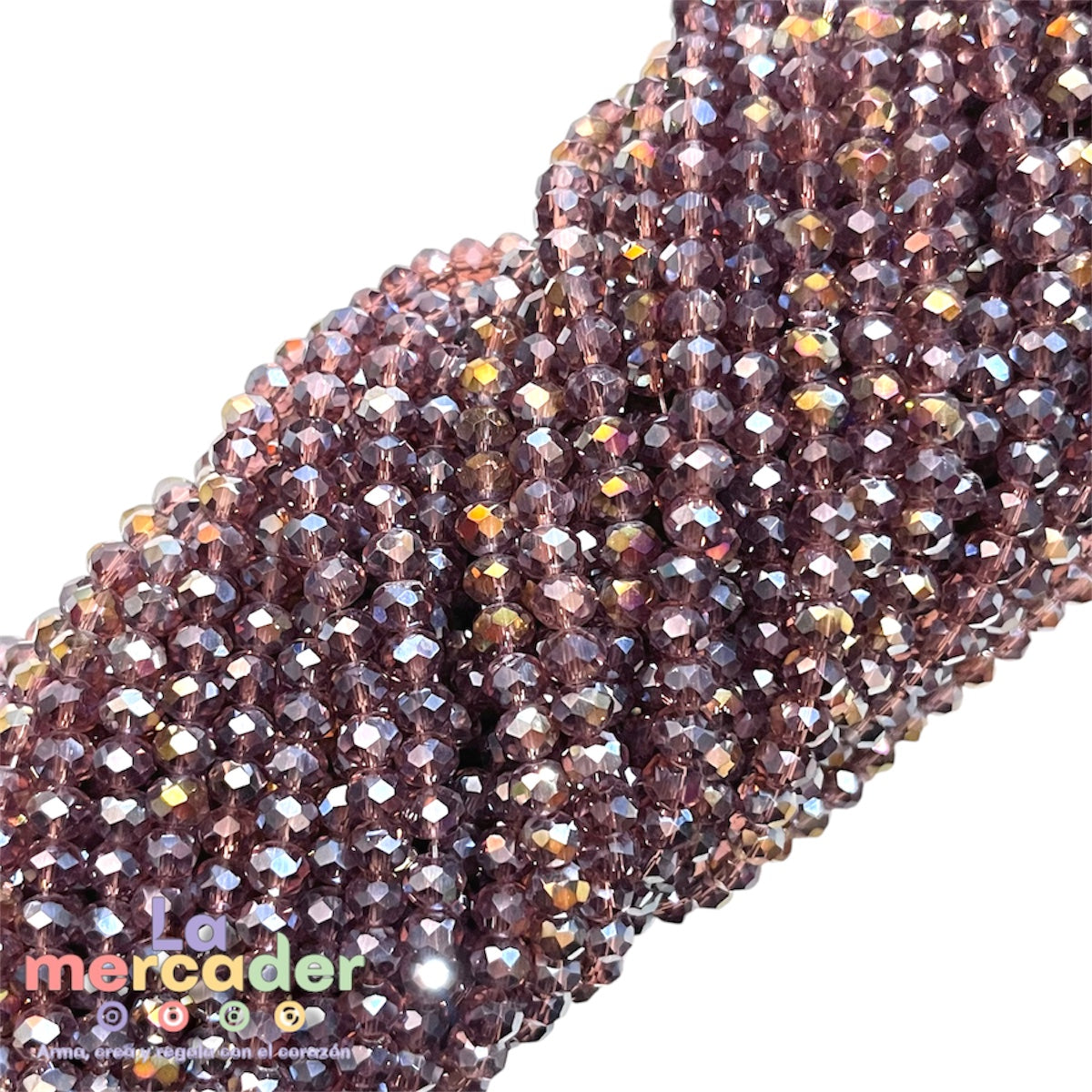 1 Tira Cristal Checo Facetado #6, Joyería, Tira 80 A 85 Pz