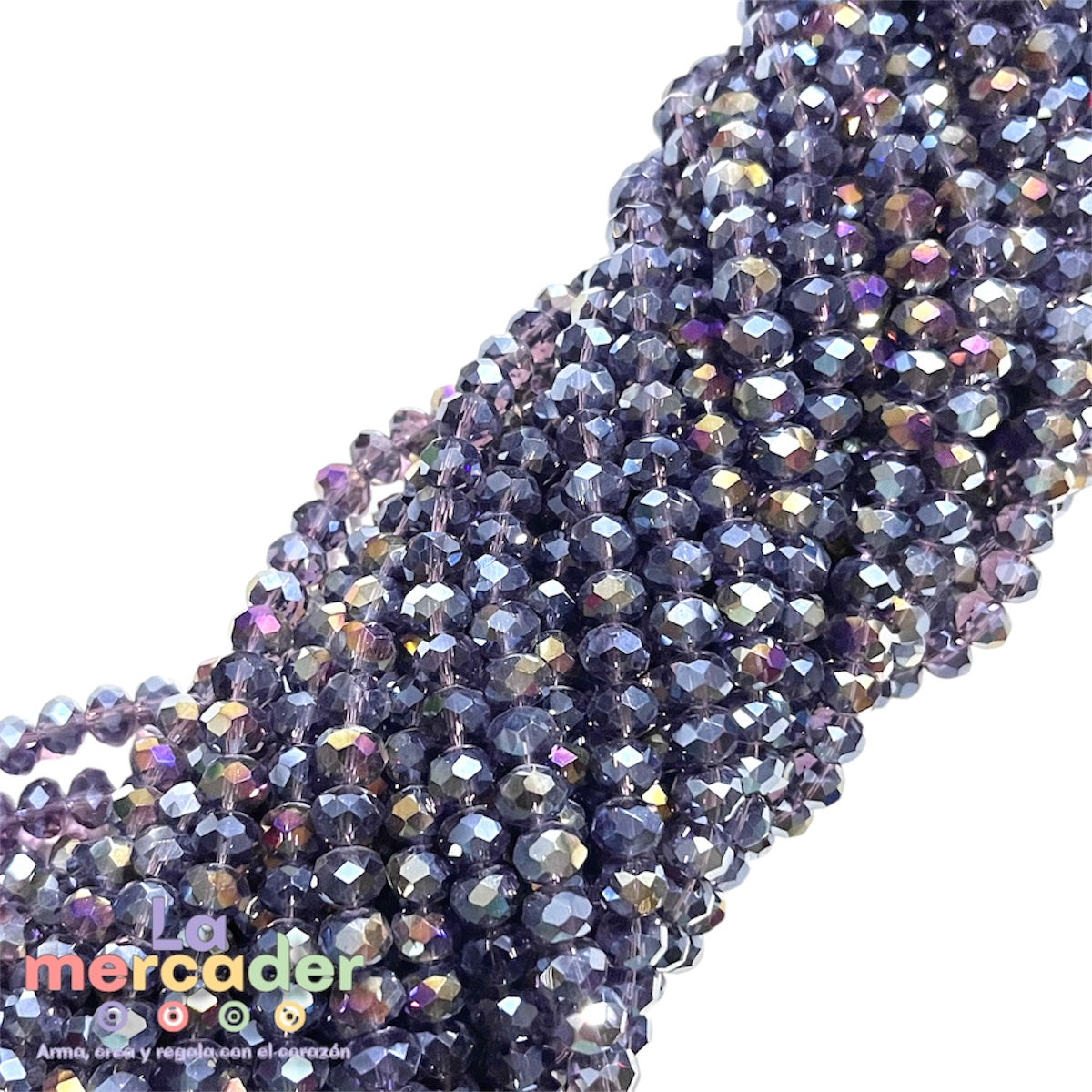 1 Tira Cristal Dona Checo 8mm – Brillo que Inspira ✨