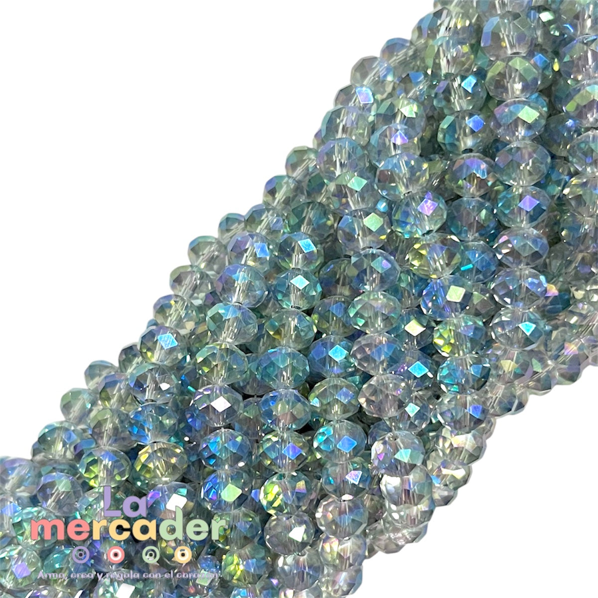 1 Tira Cristal Dona Checo 8mm – Brillo que Inspira ✨