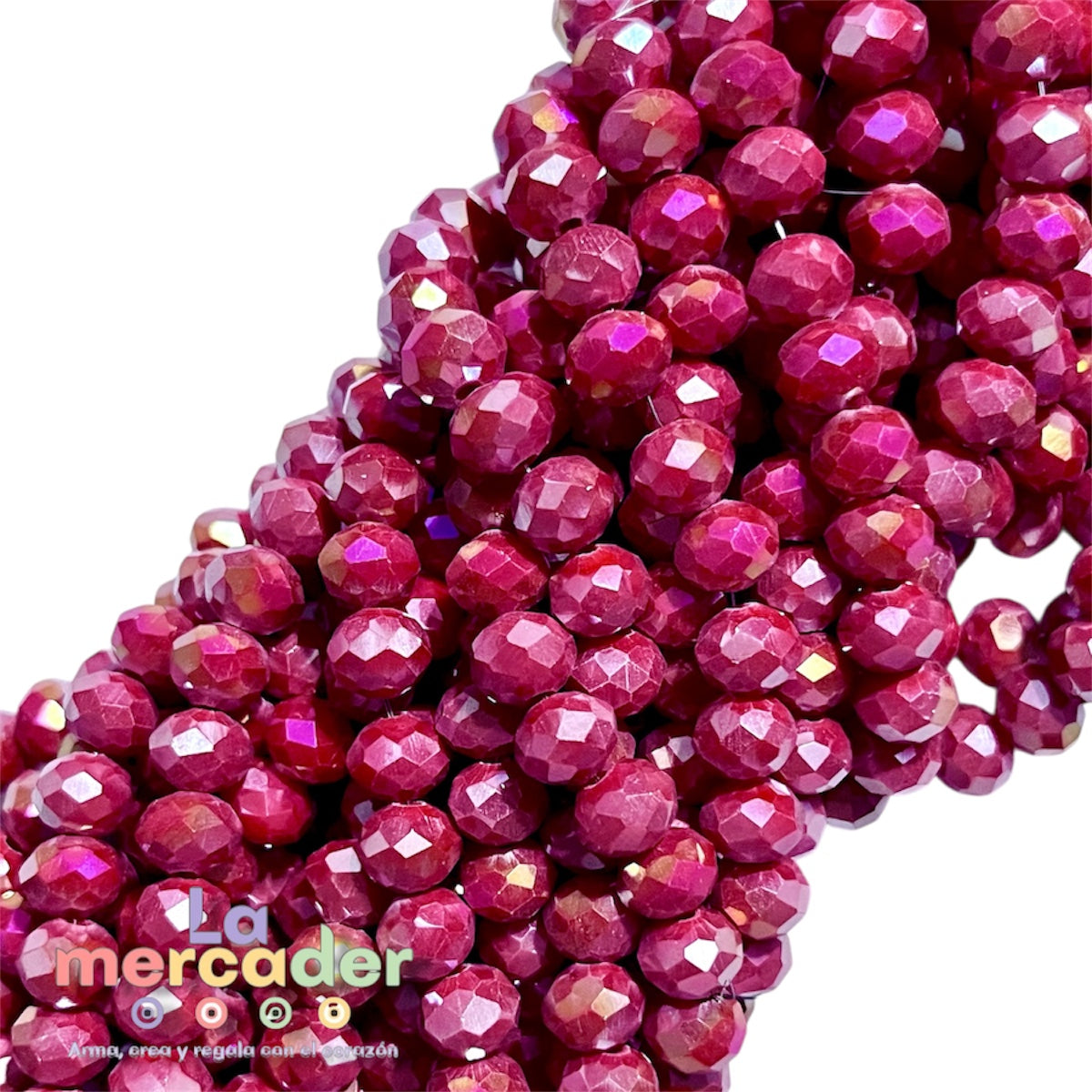 1 Tira Cristal Dona Checo 8mm – Brillo que Inspira ✨