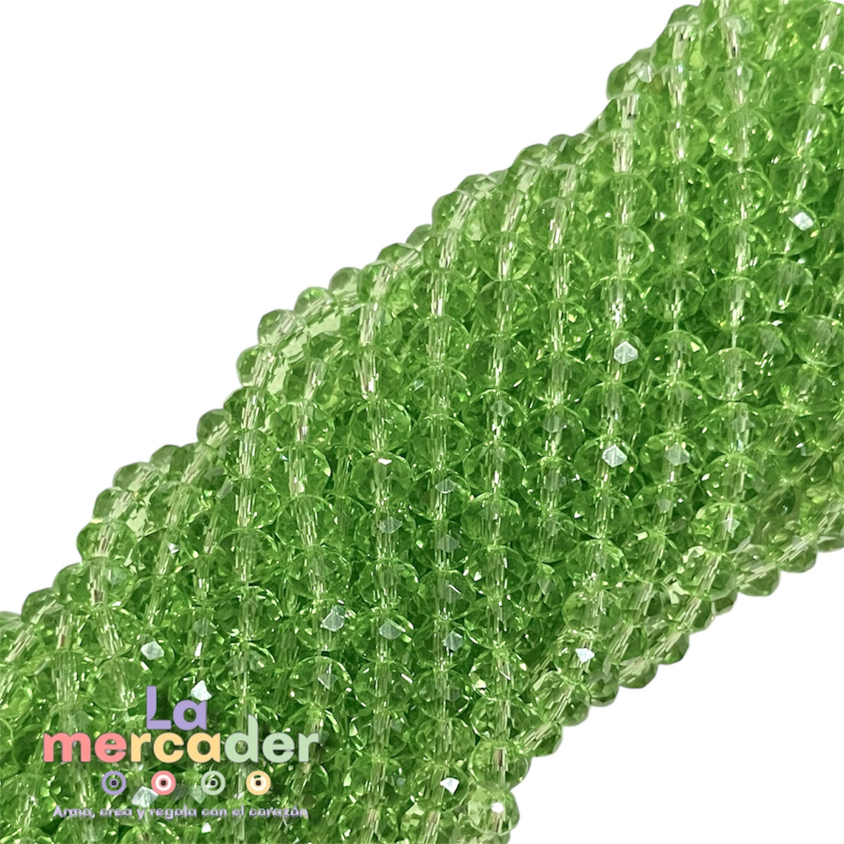 1 Tira Cristal Checo Facetado #6, Joyería, Tira 80 A 85 Pz