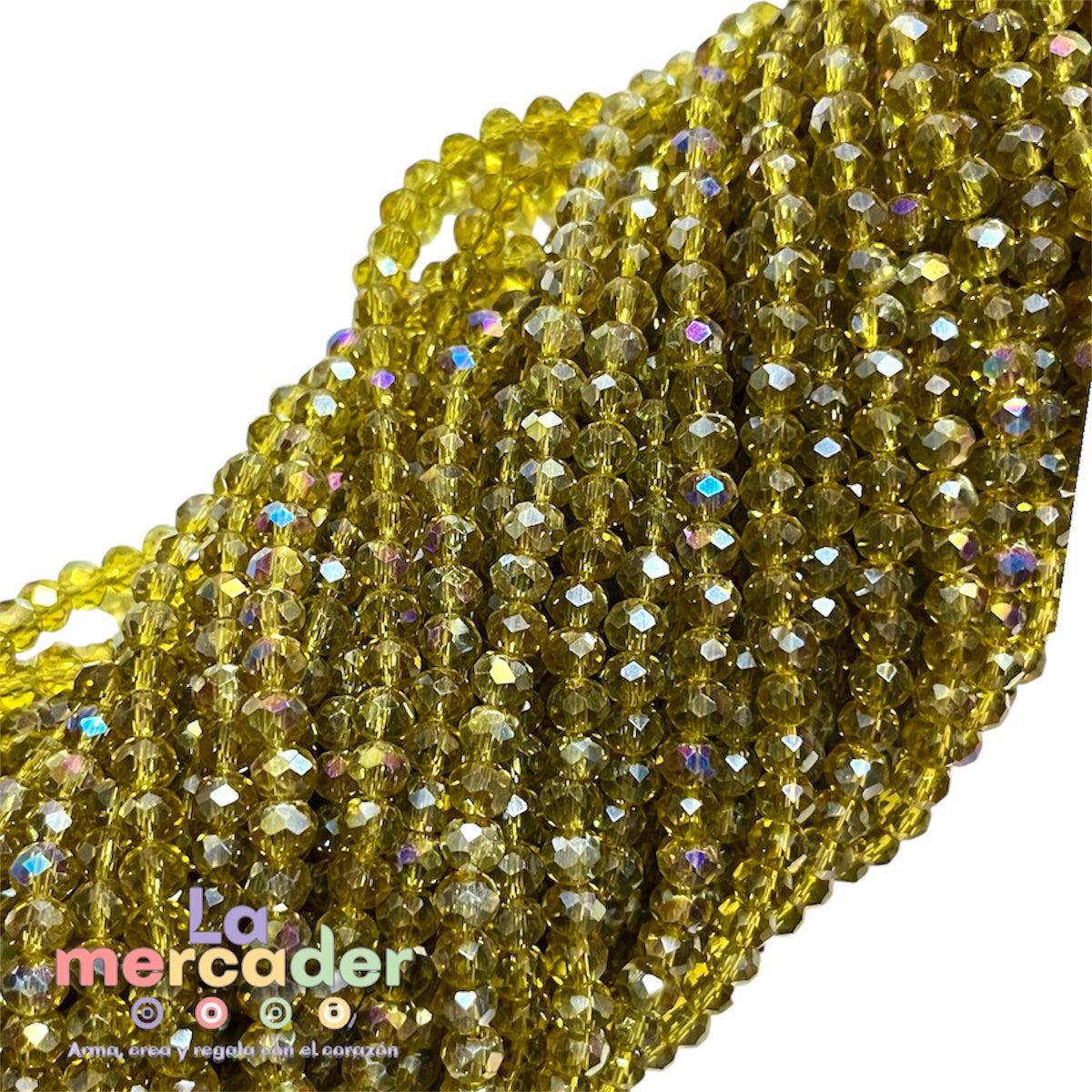 1 Tira Cristal Checo Facetado #6, Joyería, Tira 80 A 85 Pz