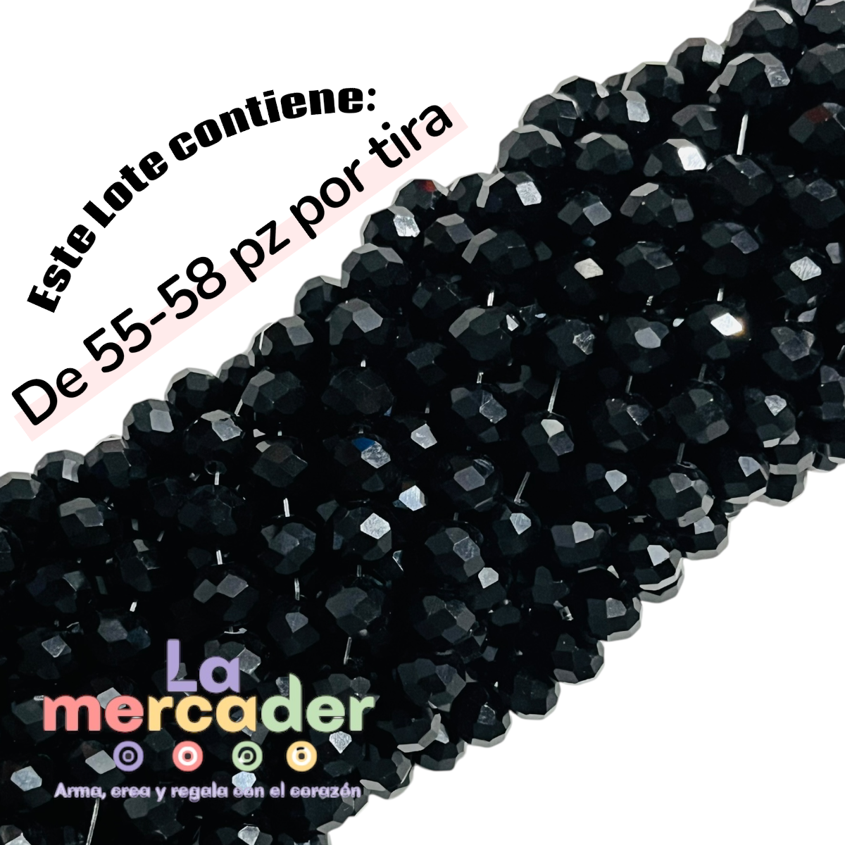 Cristal Facetado #10 Tornasol | Tira 55-65 Piezas | Bisuterías