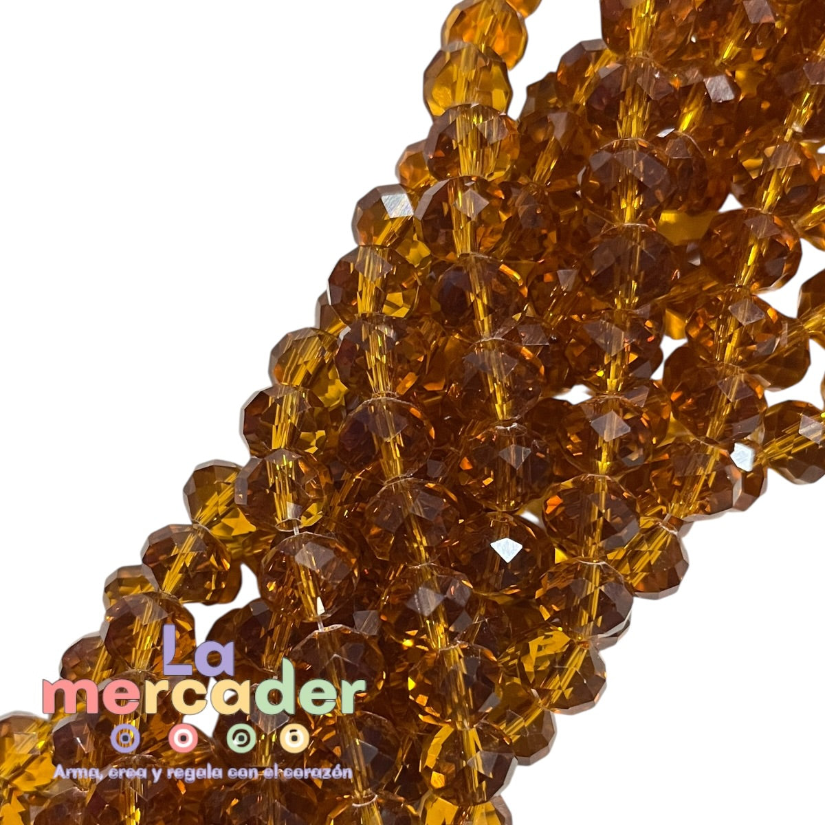 Cristal Facetado #10 Tornasol | Tira 55-65 Piezas | Bisuterías