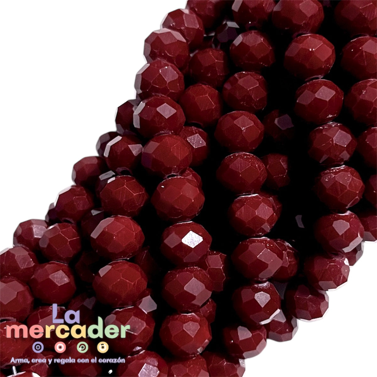 Cristal Facetado #10 Tornasol | Tira 55-65 Piezas | Bisuterías