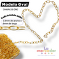 Cadena Chapa de Oro por Metro | Papelillo Grande, Mini y Oval