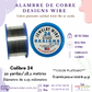Alambre de Cobre Plateado Designs Wire – No se oxida, ideal para joyería y bisuteria