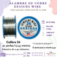 Alambre de Cobre Plateado Designs Wire – No se oxida, ideal para joyería y bisuteria