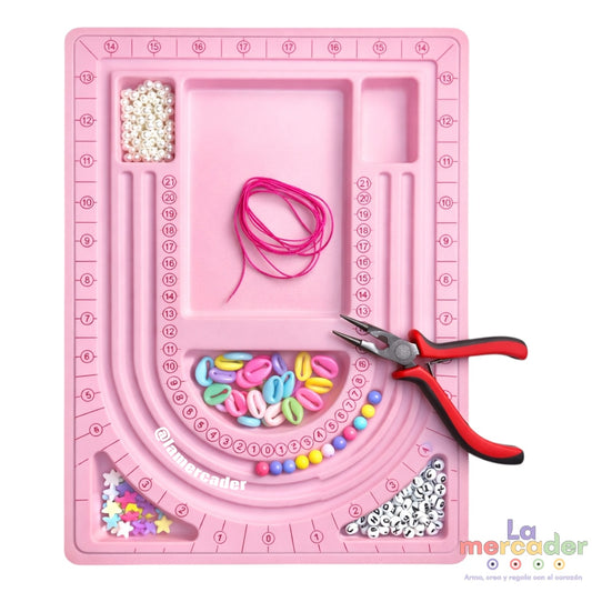Tabla para armado de collares y pulseras para bisutería y joyería