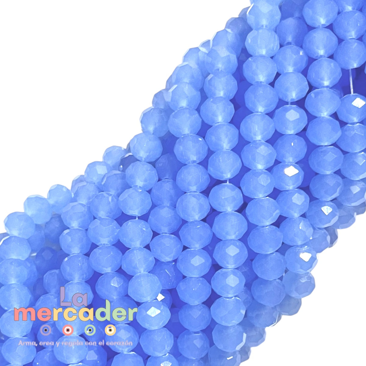 1 Tira Cristal Dona Checo 8mm – Brillo que Inspira ✨