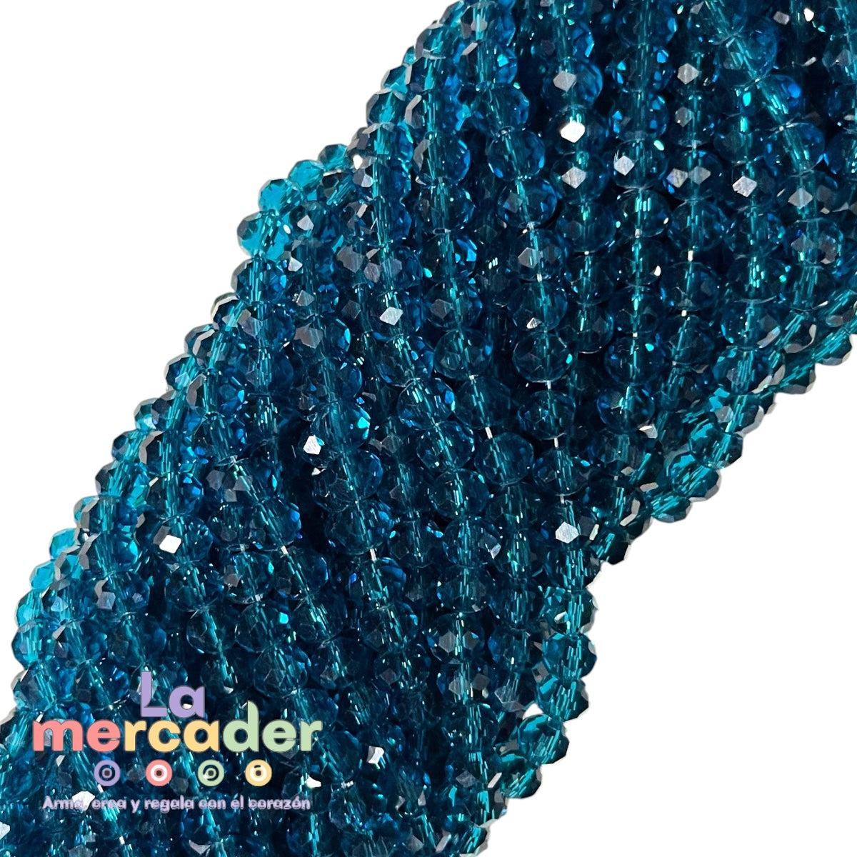 1 Tira Cristal Checo Facetado #6, Joyería, Tira 80 A 85 Pz