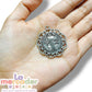 Medalla San Benito 3.6 cm Metálica | Dorada o Plateada | Pieza