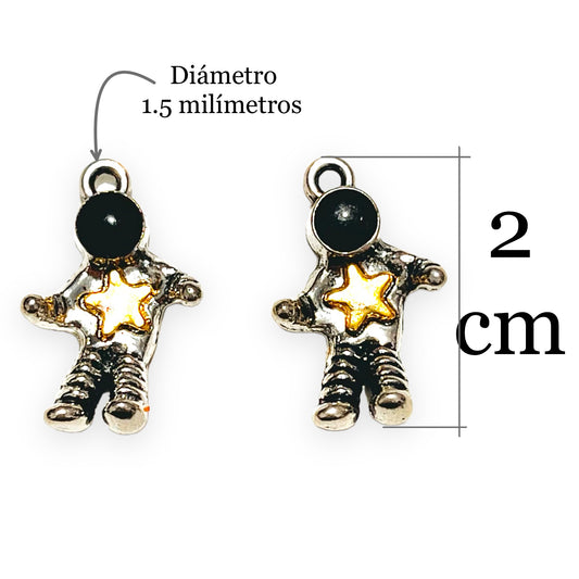 10 pz dije astronauta