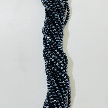 1 Tira Cristal Checo Facetado #3 dona, cristal cortado