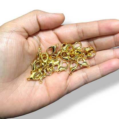 50 piezas de pericos, broches para bisutería, broche langosta, broche metálico