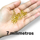 25 gr de Argolla metálica para bisutería, argollitas de metal