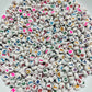 250 gr de letra blanco con color