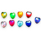100 corazón tornasol de colores