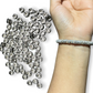 100 róndeles metálicos para armado de pulseras y accesorios de bisutería