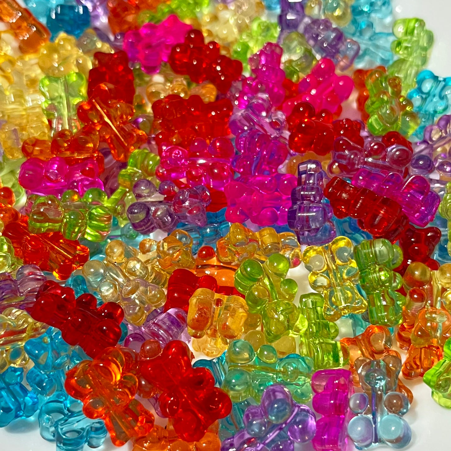 20 piezas de panditas de colores