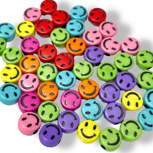 25 happy face de colores #10