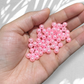 500 perlas sintéticas rosas para bisutería