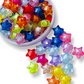 25 piezas de Estrellas encapsuladas para armado de pulseras bisutería, abalorios para pulseras