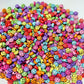 50 happy face colores, cuentas para pulseras, abalorios para bisutería